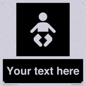 Custom information: black panel baby change